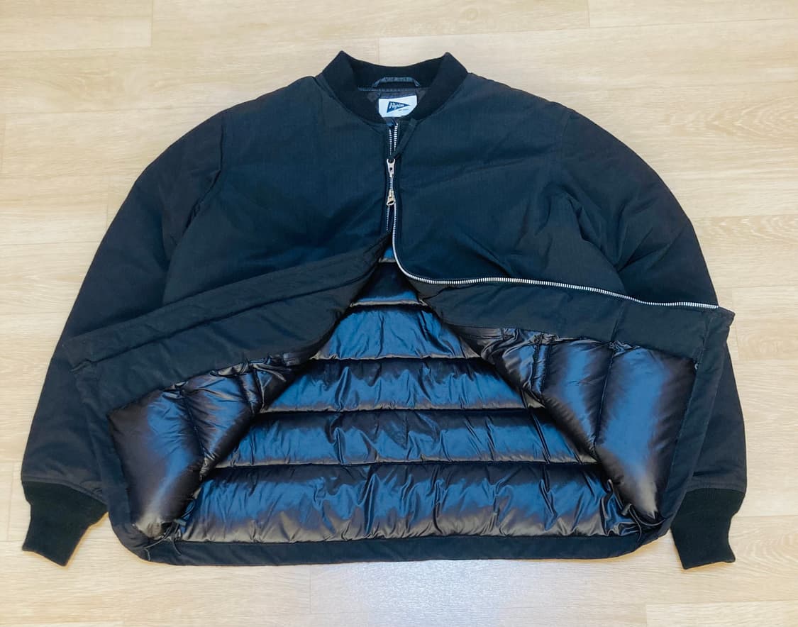 빔즈 필그림 ma-1 덕다운 패딩 95 상품이미지1