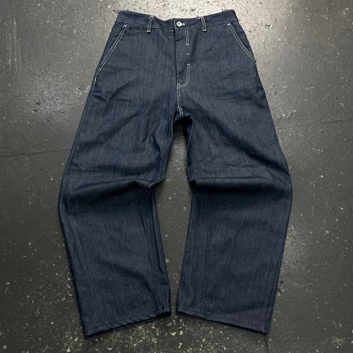 95 구보 GUVO 스티치 생지 데님팬츠 상품이미지1
