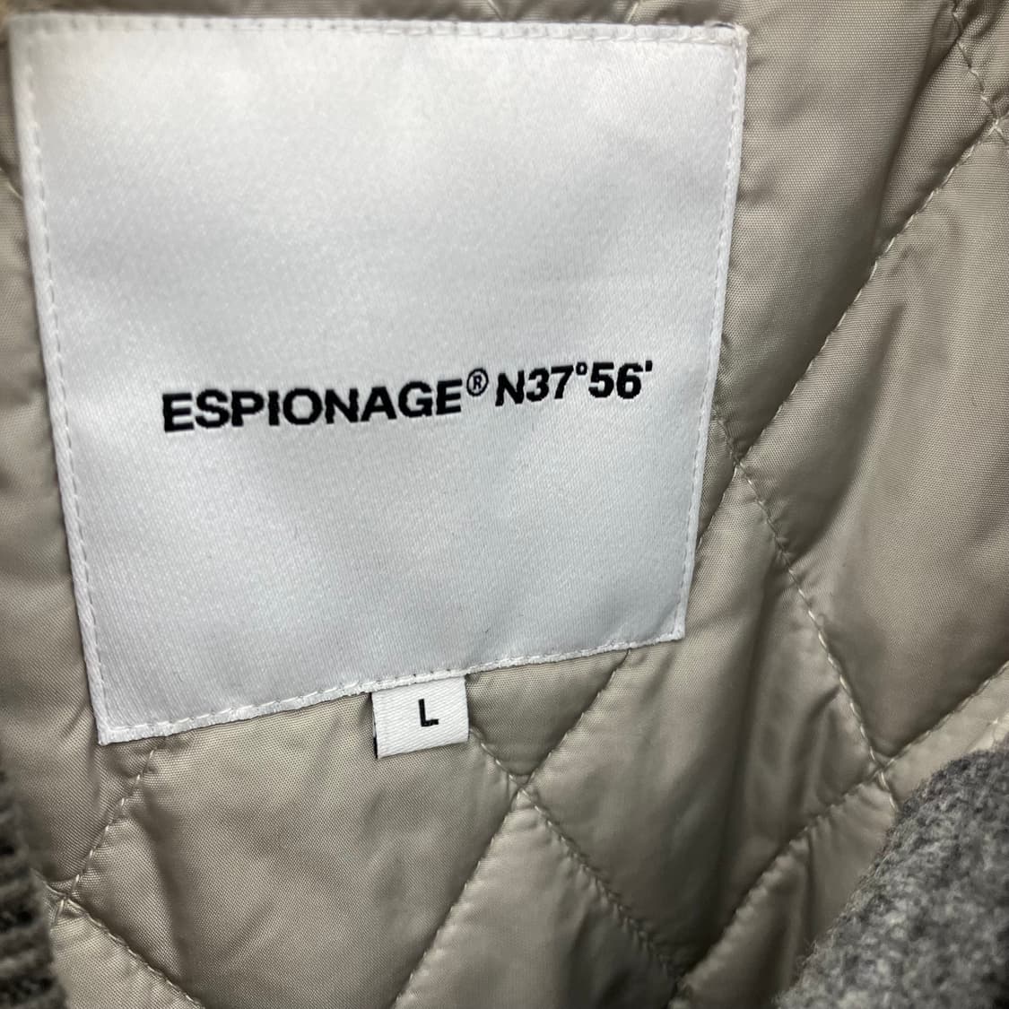 에스피오나지 그레이 스타디움 자켓 L 상품이미지2