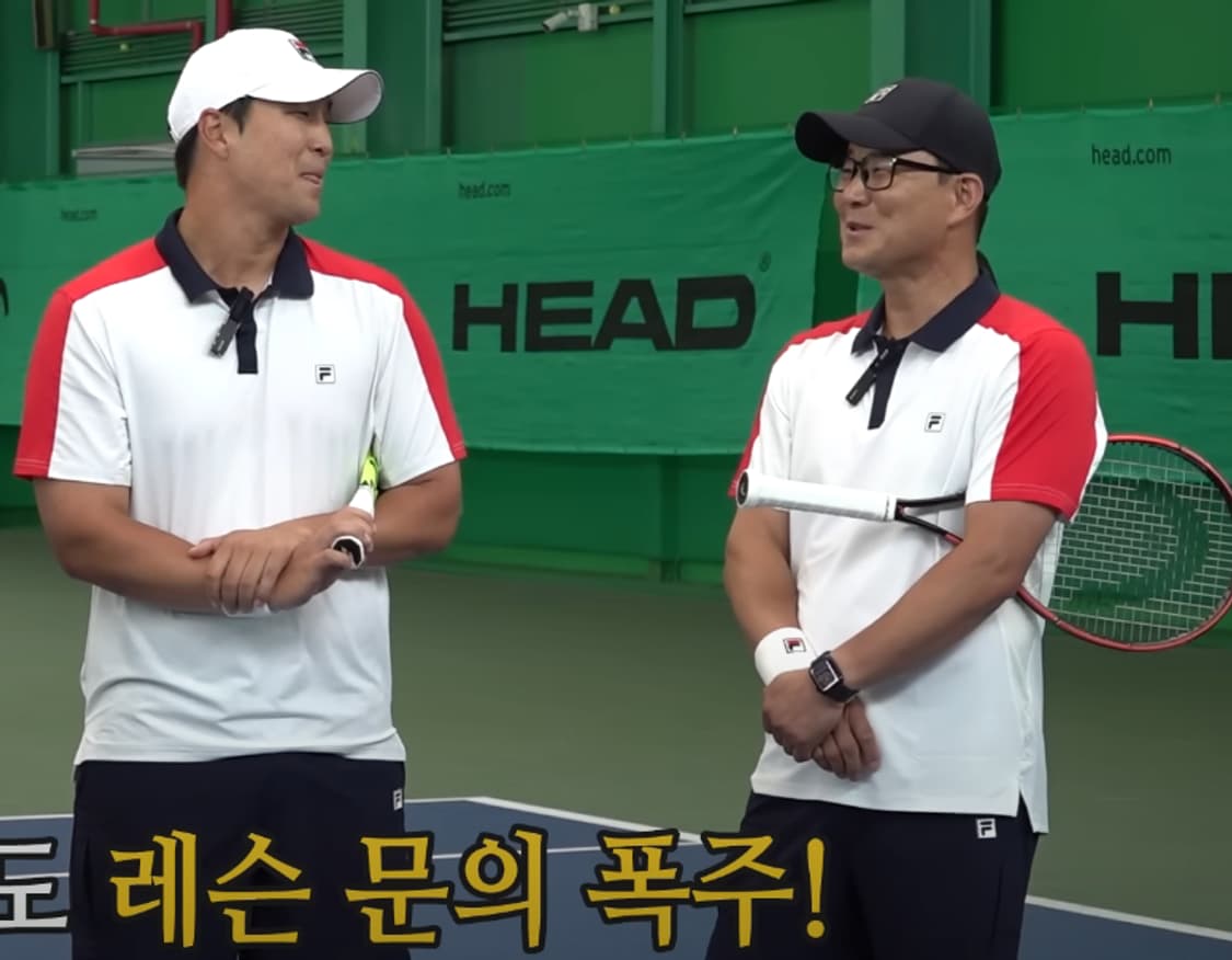 [새제품] 휠라매치 테니스 운동복 카라티셔츠 상품이미지1