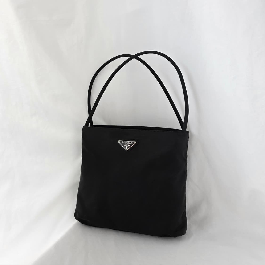 [정품 PRADA] 프라다 두줄 나일론 여성 토트백 스몰 상품이미지1