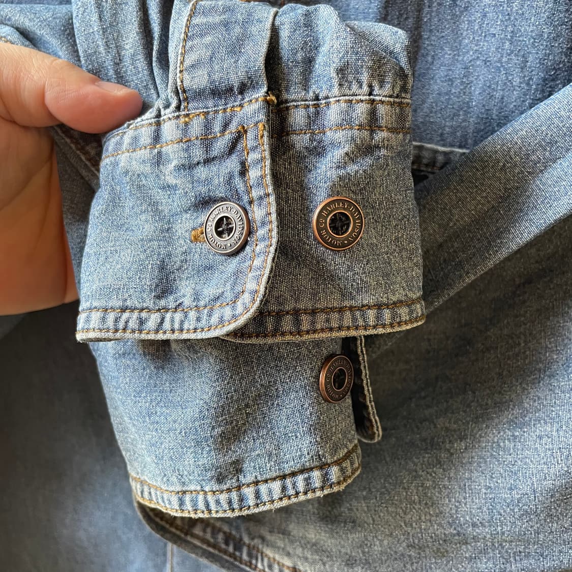 할리 데이비슨 데님 셔츠 상품이미지7