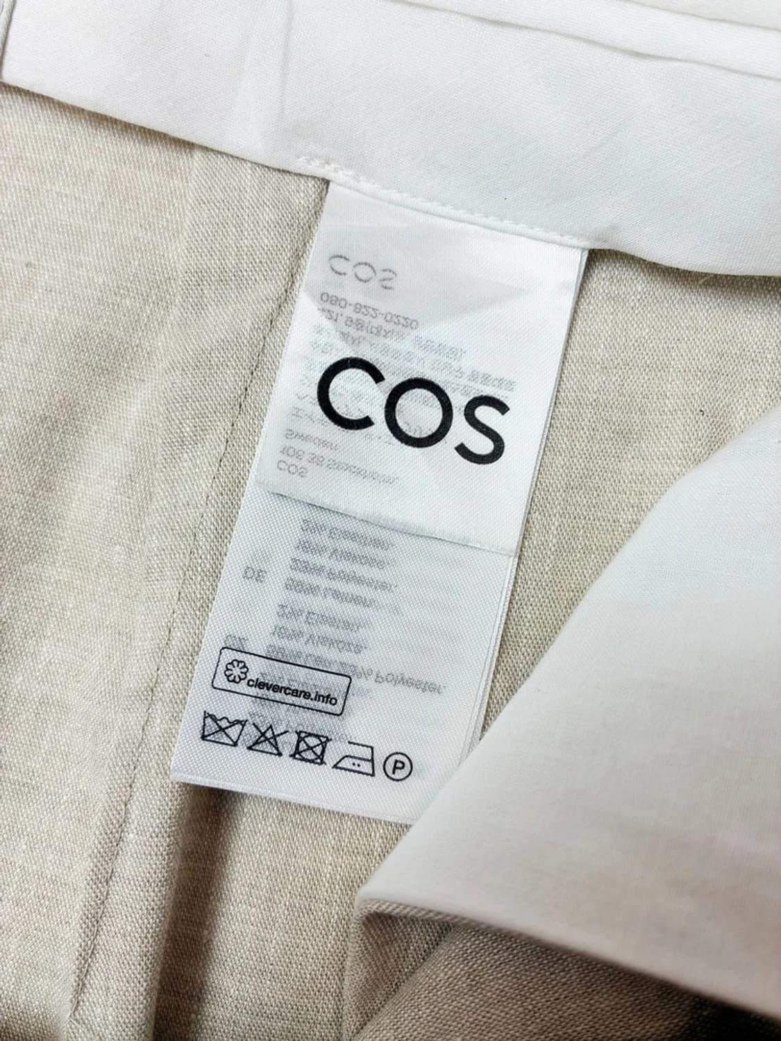 코스 COS 린넨 미니멀리즘 핀턱 와이드 팬츠 PN4908 상품이미지8