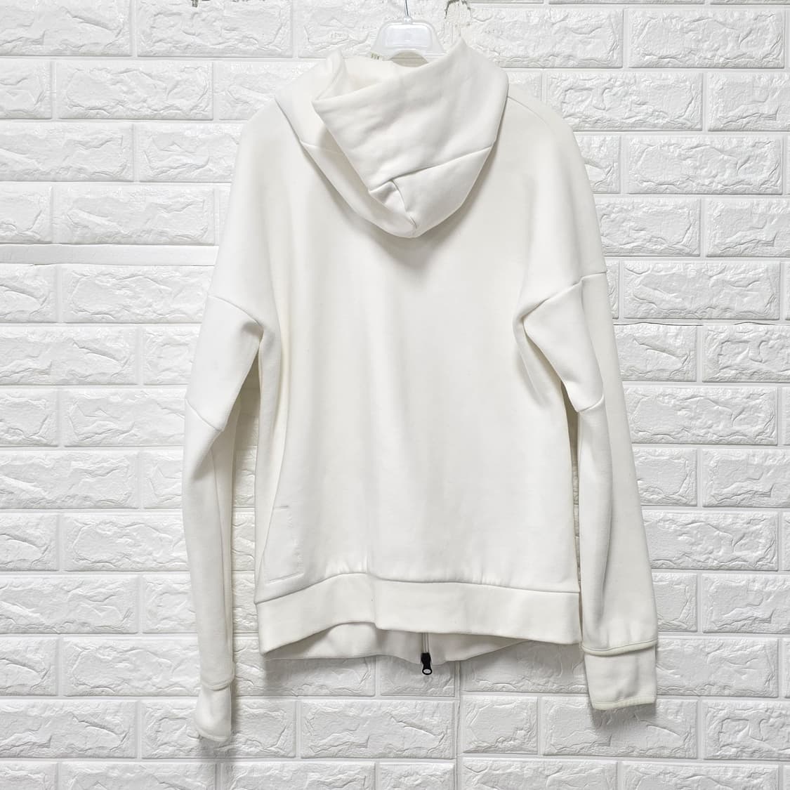 택포_ 아디다스 후드집업 화이트 L 상품이미지4