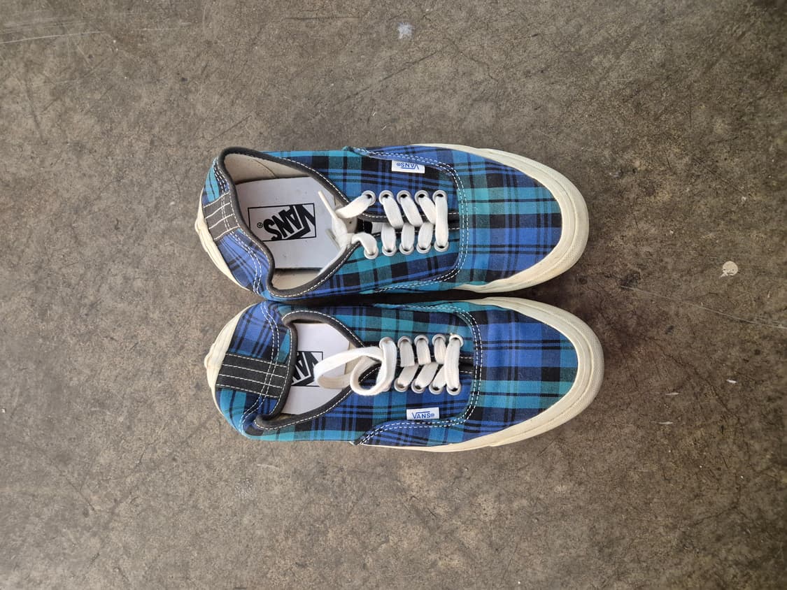 반스 어센틱 44 DX 체크 스니커즈 상품이미지3