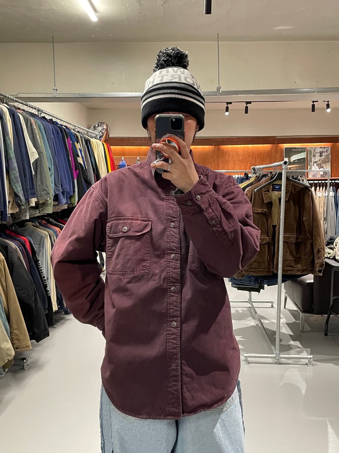 빈티지 플리스 셔츠   상품이미지2