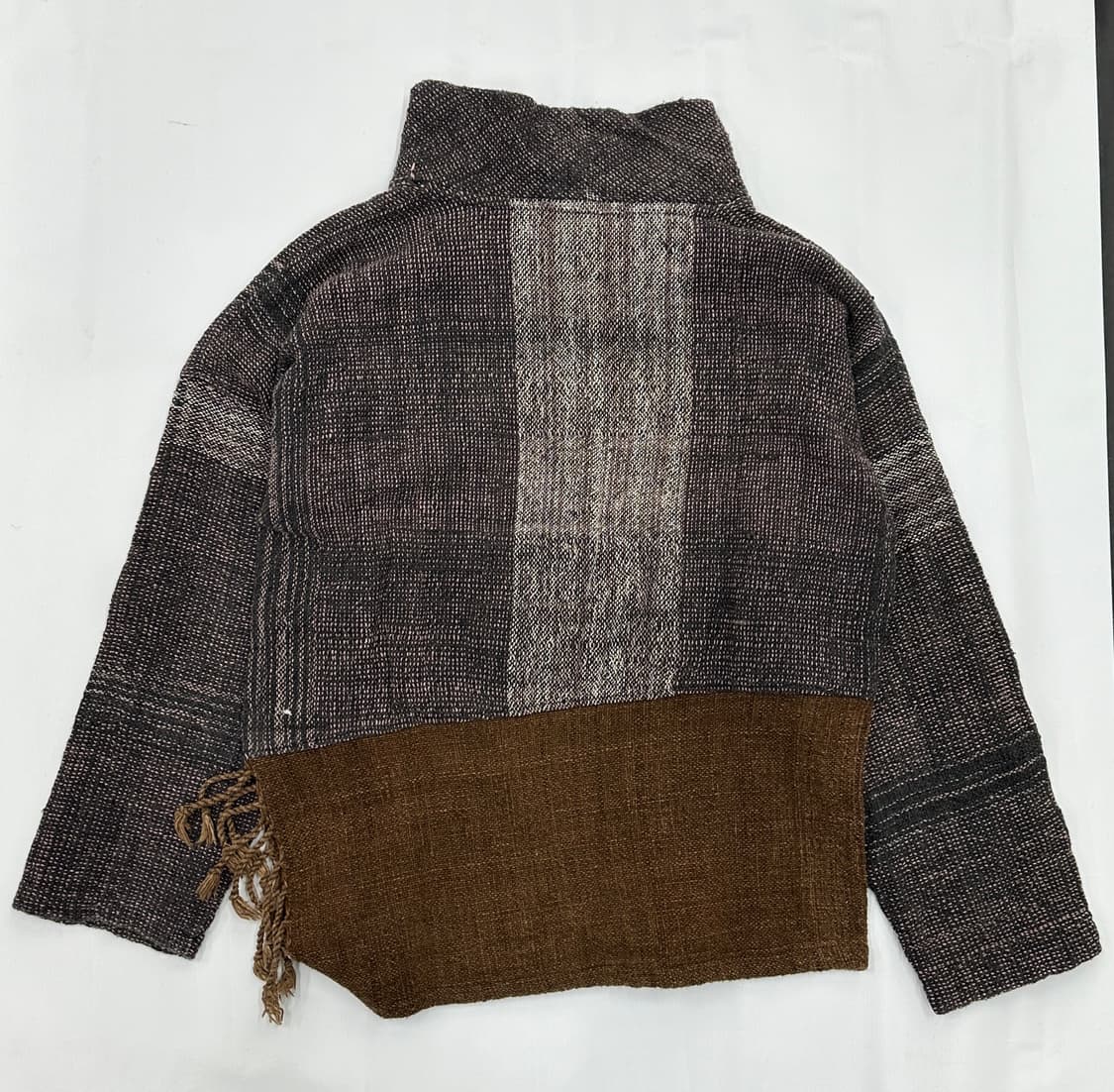 🥠아오이유우의 그런지 모리걸 코디세트 🥠 패치워크 니트 롱 스커트  상품이미지4