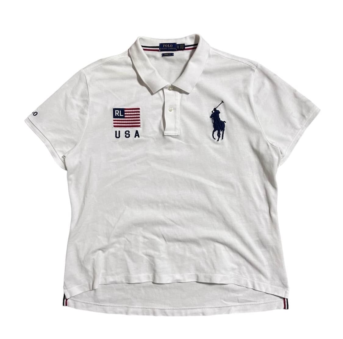 폴로 빅포니 치프키프 성조기 카라 티셔츠 usa 상품이미지2