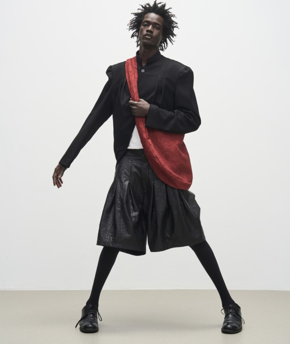 [남녀공용]7440-37-1 빅 크로스백 레드 상품이미지1