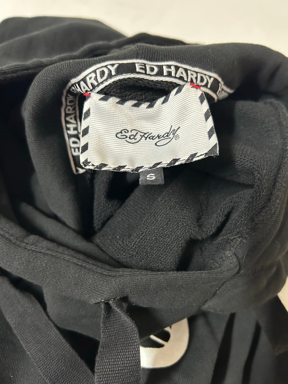 에드하디 큐빅글리터 패턴 롱 후드티 상품이미지4