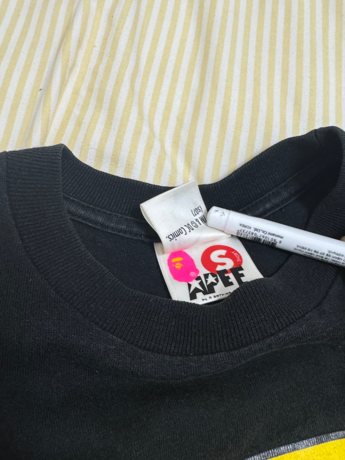 베이프 x 배트맨(BATMAN) 콜라보 반팔 티셔츠 상품이미지4