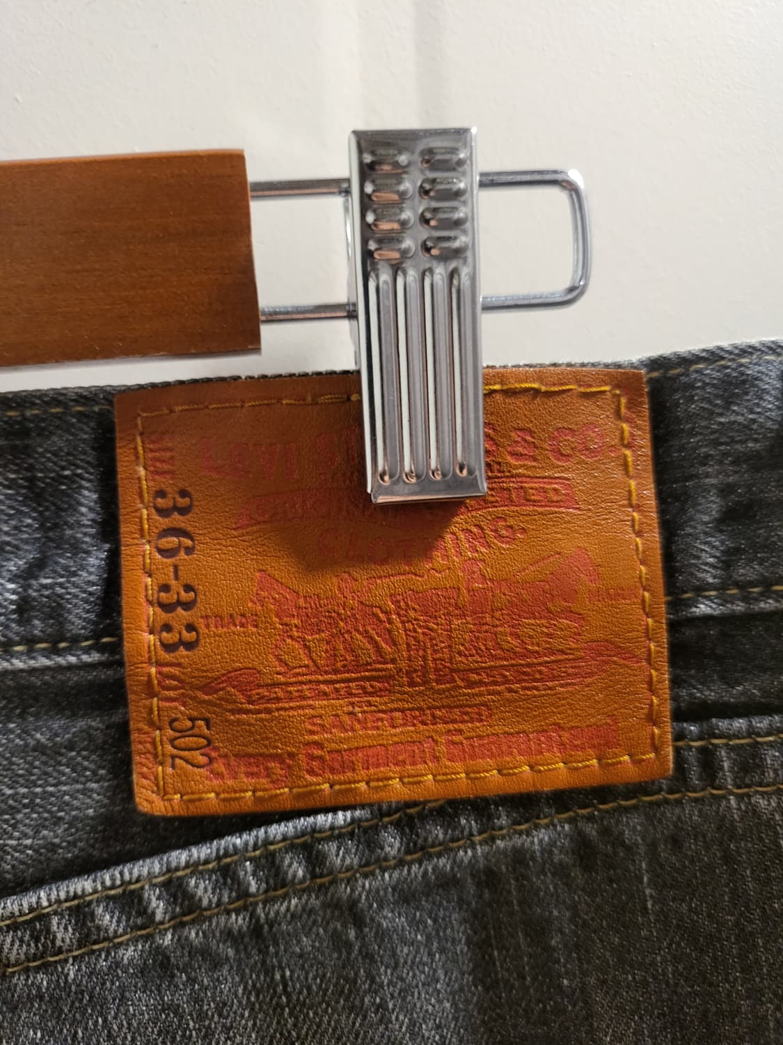 [36]리바이스 502 흑청 상품이미지4