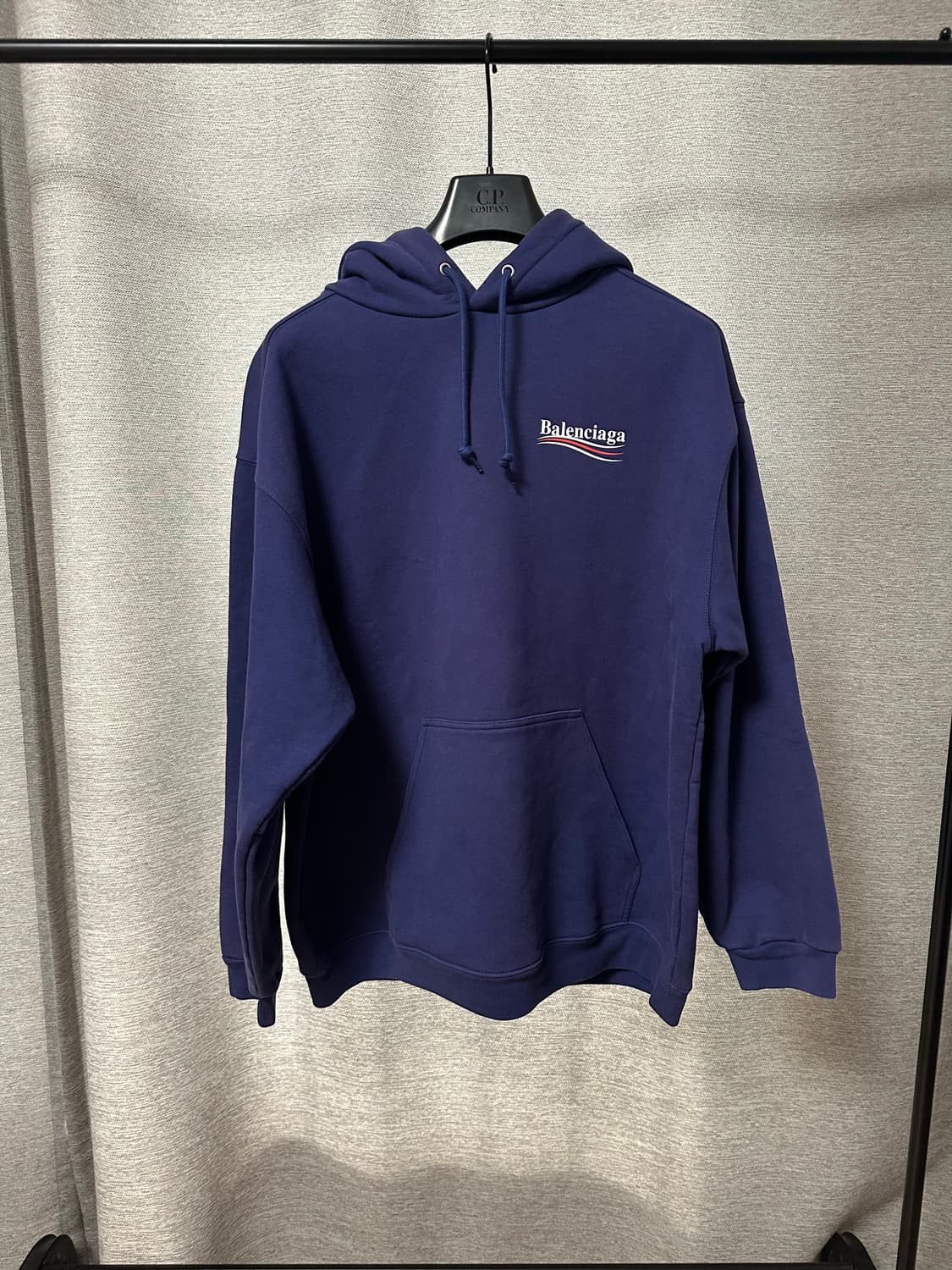 발렌시아가 웨이브로고 후드티 퍼플 (L) 상품이미지1