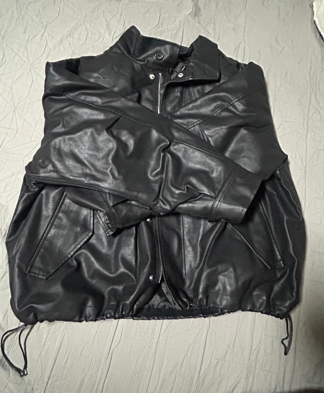 보세 mods 검은색 가죽자켓 상품이미지1