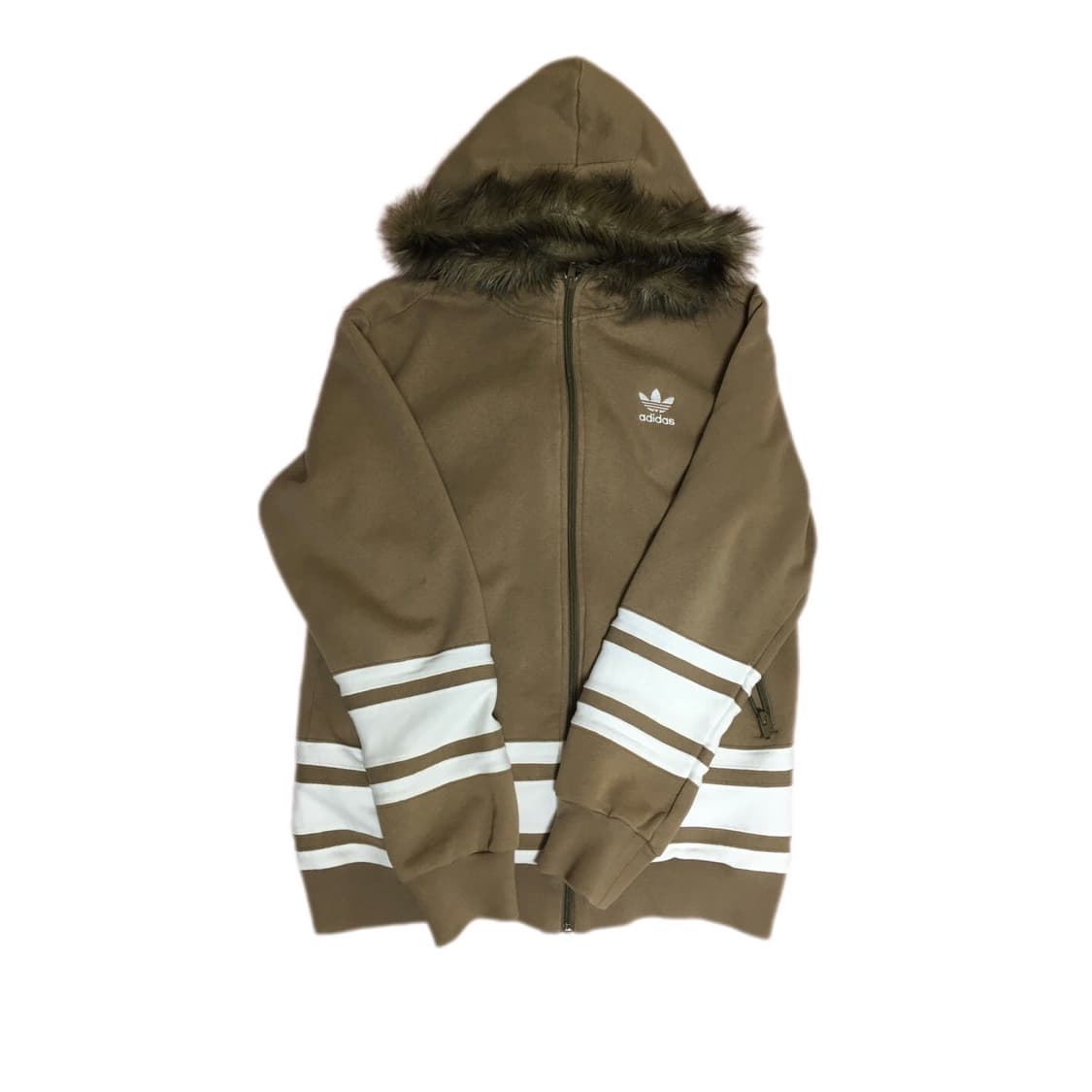 아디다스 퍼 후드집업 상품이미지1