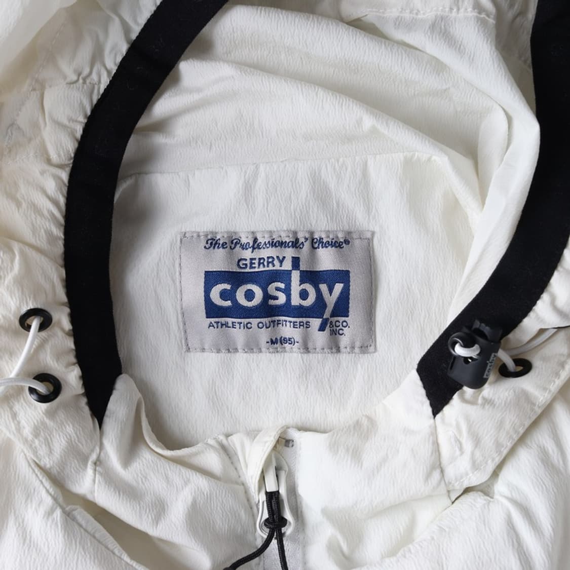 GERRY COSBY 화이트 윈드브레이커 자켓 M 상품이미지5