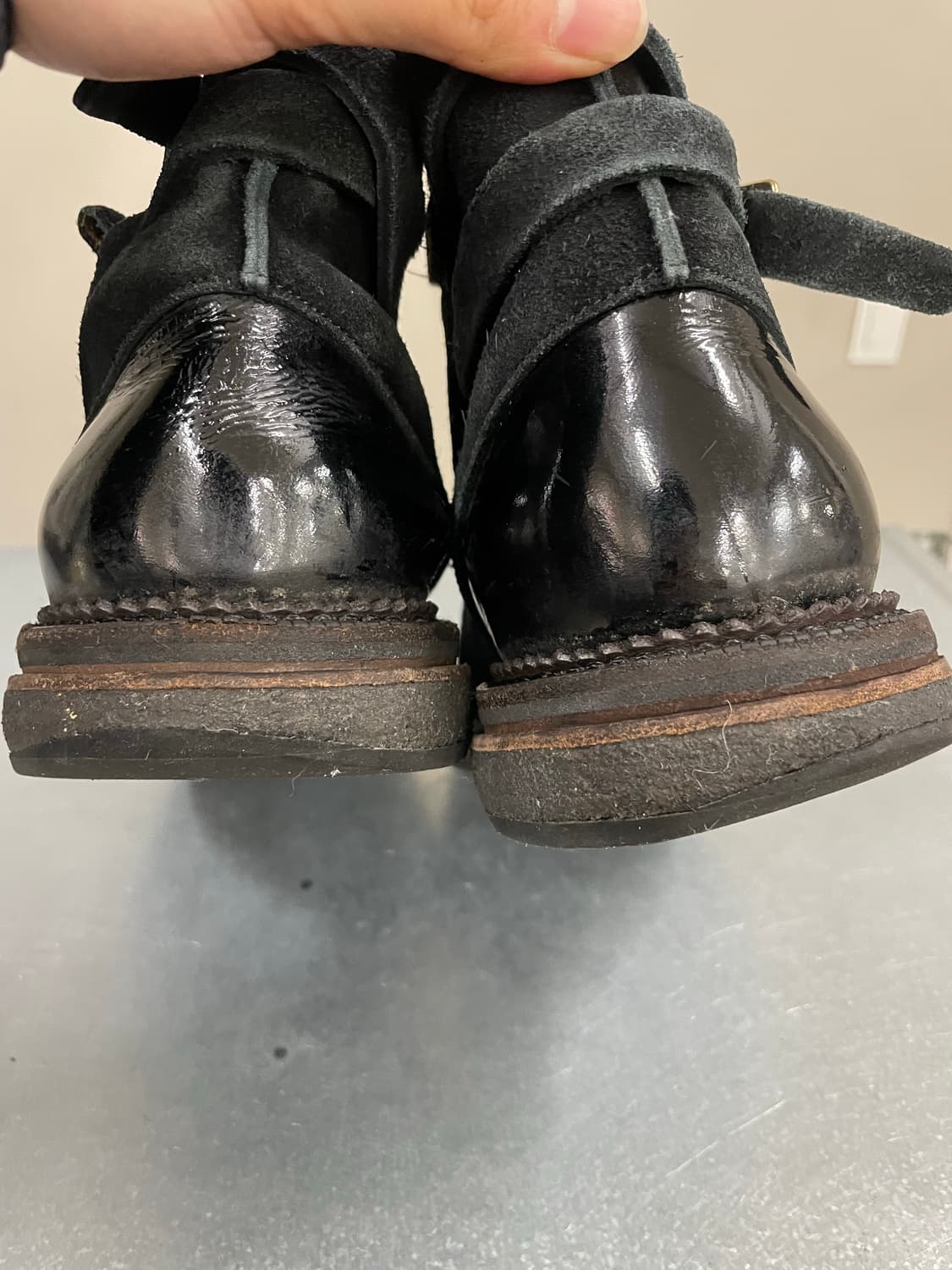 루이비통 스웨이드 버클 부츠 7.5 상품이미지6