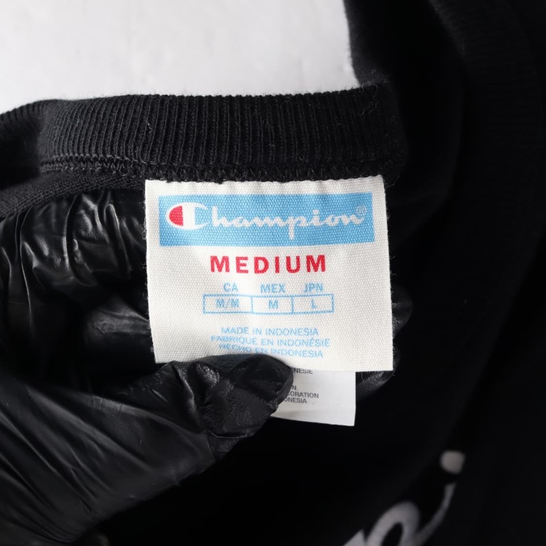 챔피온 빅로고 블랙 롱 슬리브 M 상품이미지5