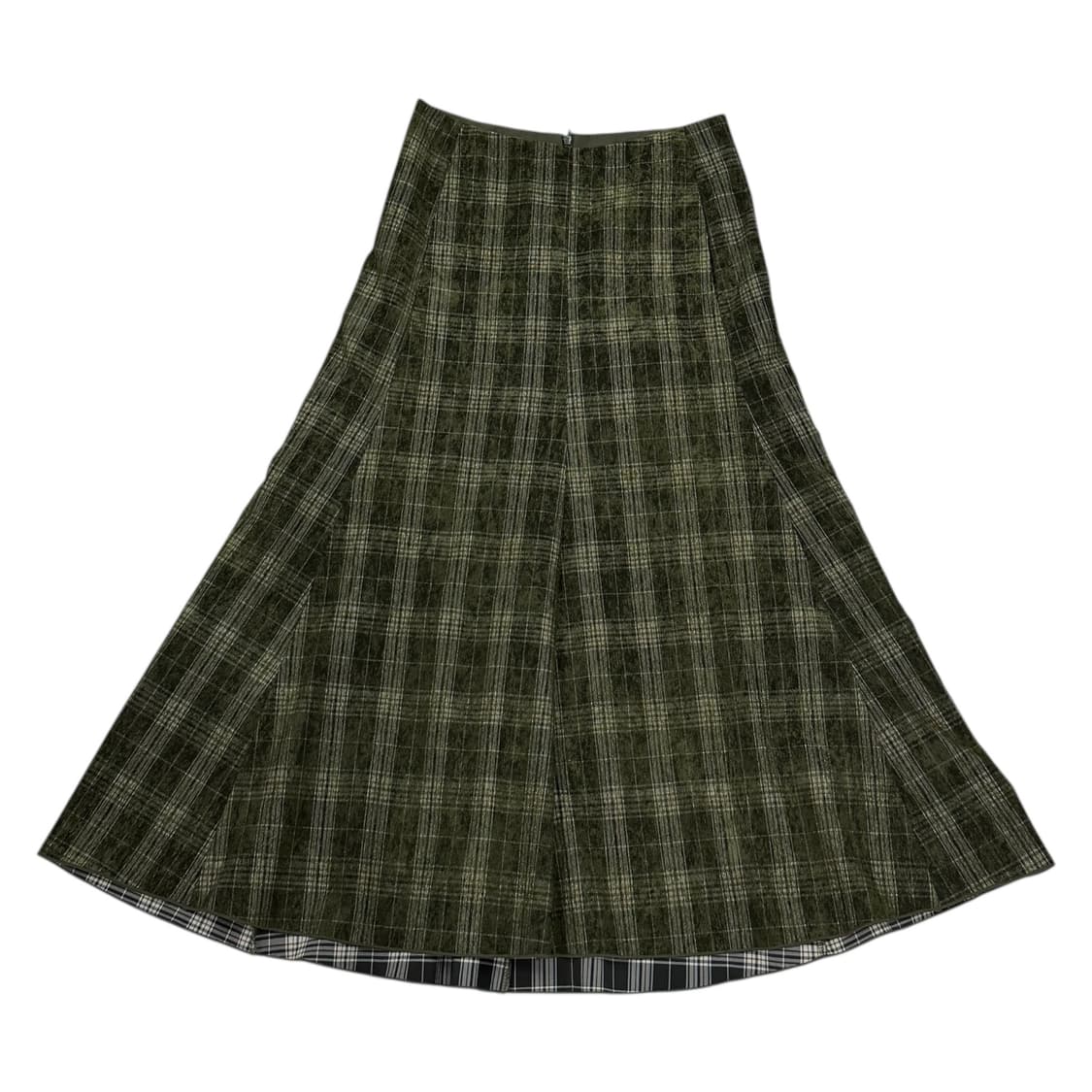 더오픈프로덕트 모리걸 체크 롱스커트 치마 M 상품이미지1