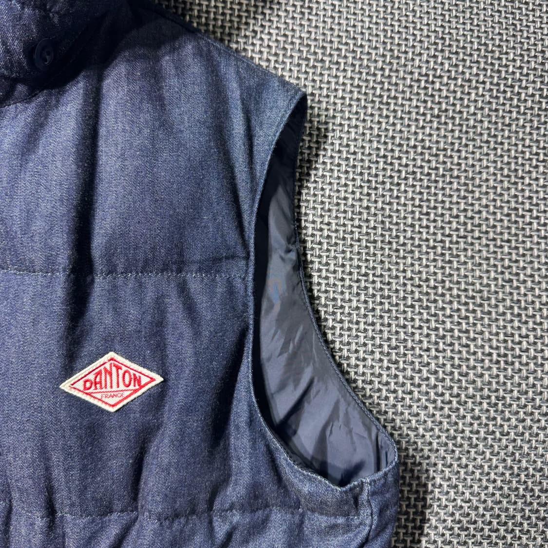 DANTON X BEAMS 패딩 베스트 네이비(105/OLD-8057) 상품이미지4