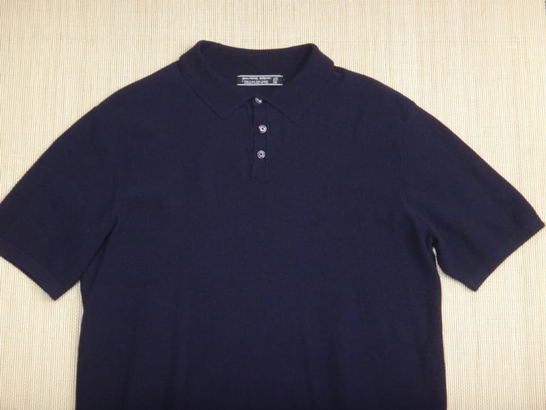 (105) 장 미셸 바스키아 남성용 카라 반팔 니트 상품이미지3