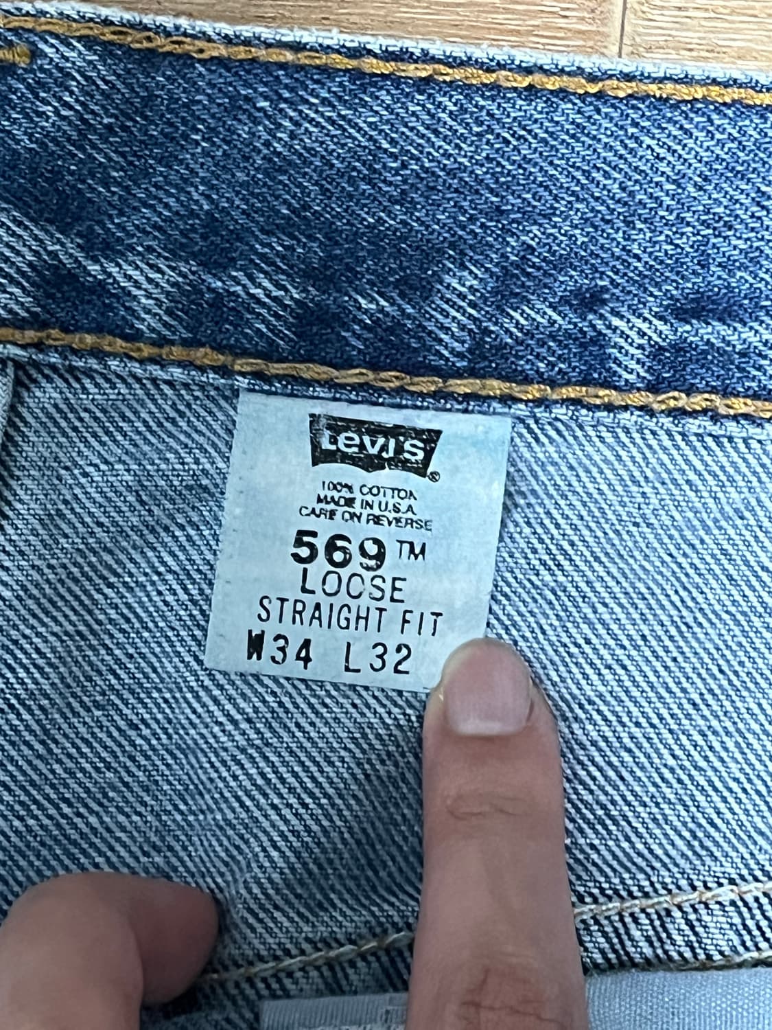 빈티지 리바이스 569 USA 상품이미지3