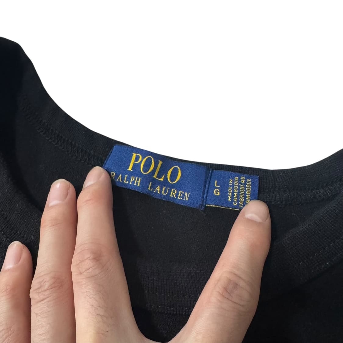 신형 폴로 랄프로렌 블랙 맨투맨 상품이미지3