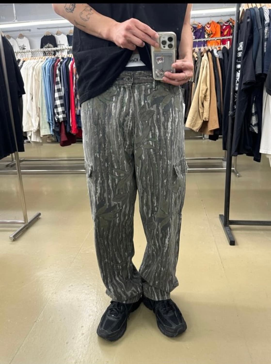 BLUE BILL 리얼트리 코튼 팬츠 나무 바지 36 상품이미지2