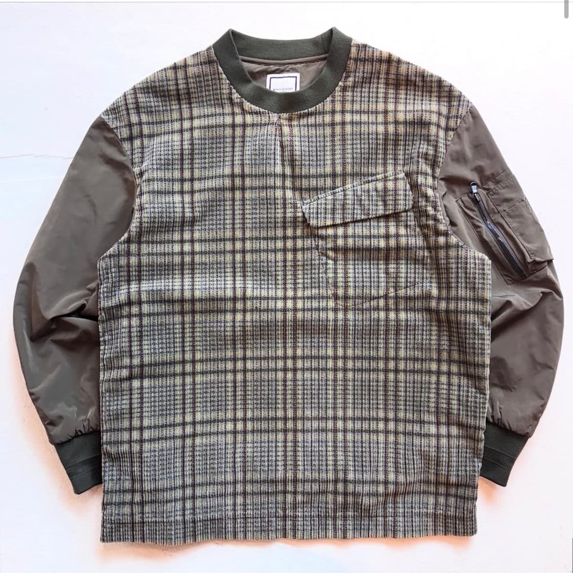 Wooyoungmi Square Back Logo nylon warmup 상품이미지1