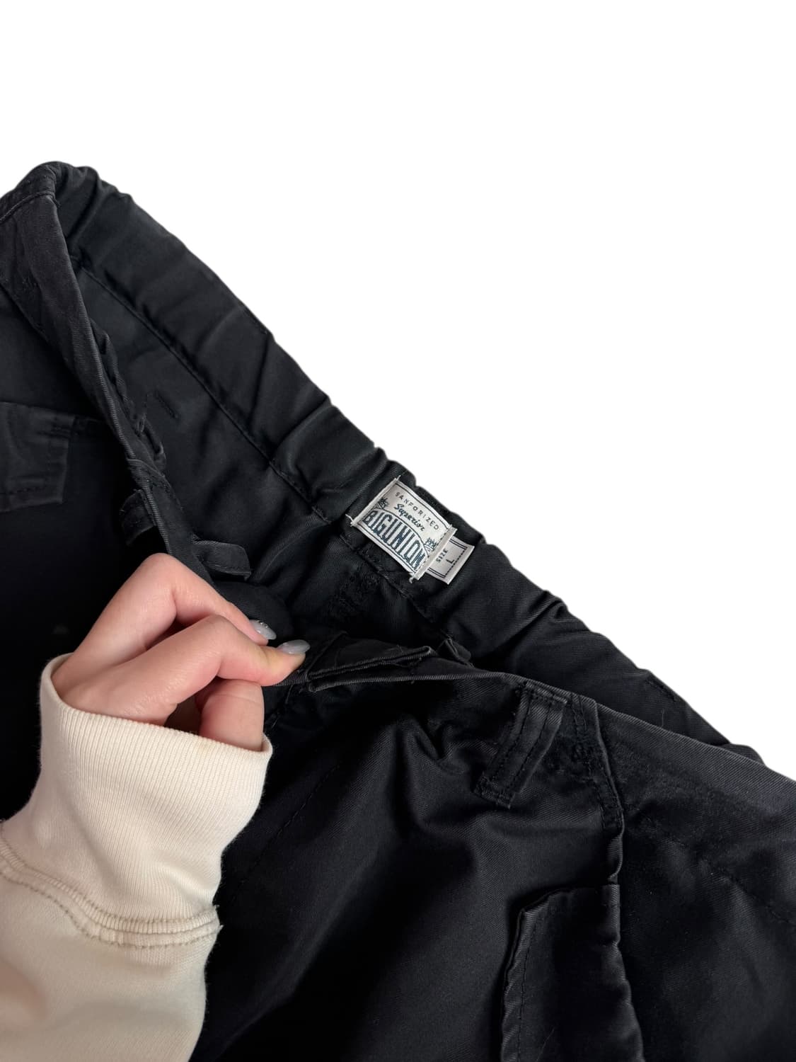 빅유니온 블랙 카고팬츠 상품이미지6