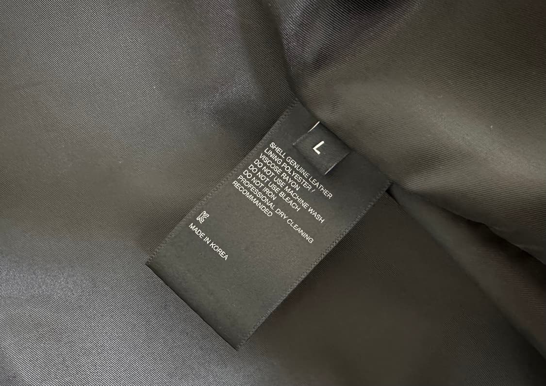 비바스튜디오 싱글 라이더 가죽 자켓 상품이미지4