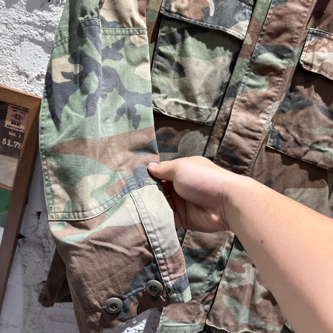 90s BDU미군 우드랜드 밀리터리 포켓셔츠 상품이미지5