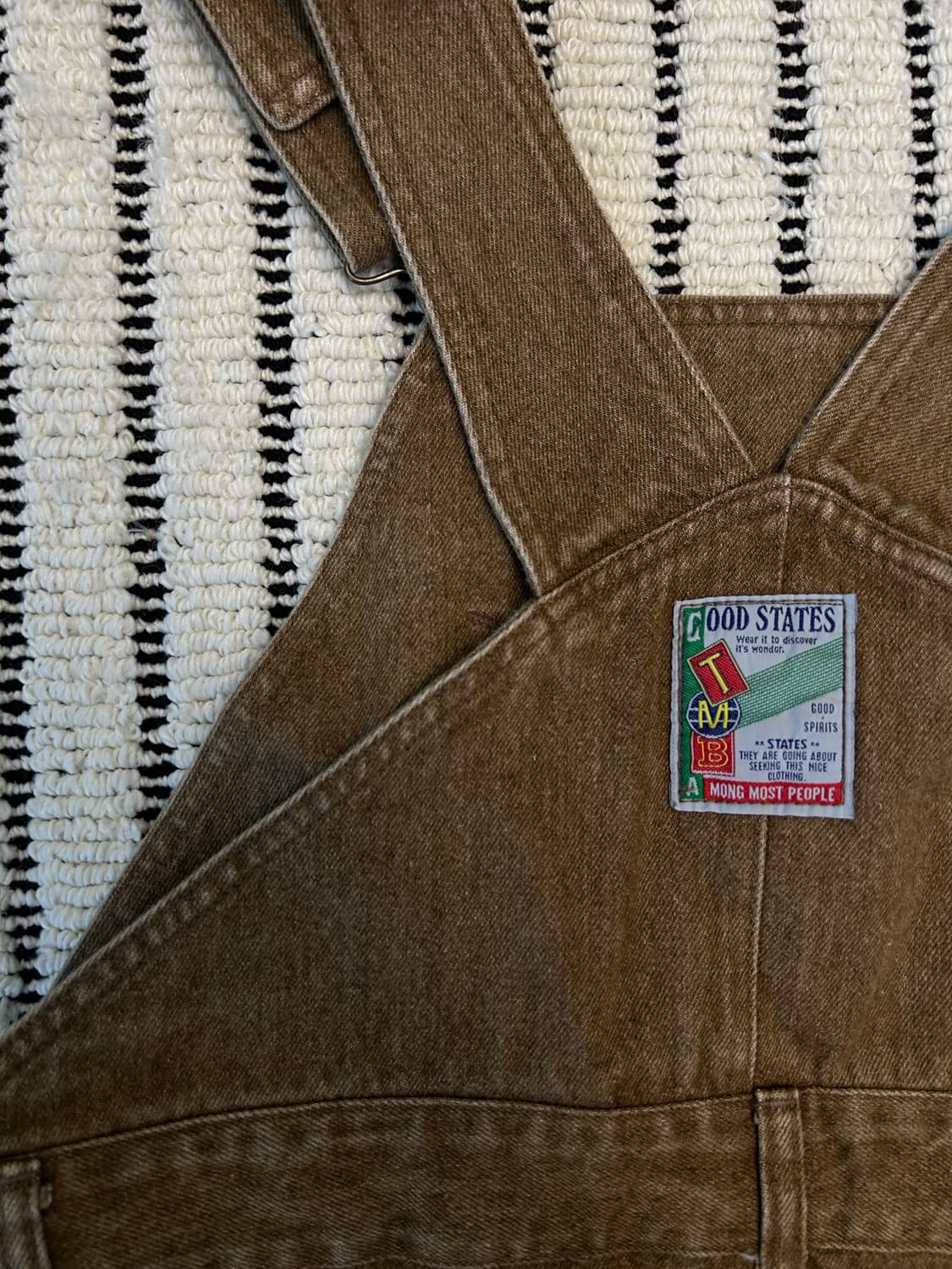 카멜 오버롤 빈티지 상품이미지4