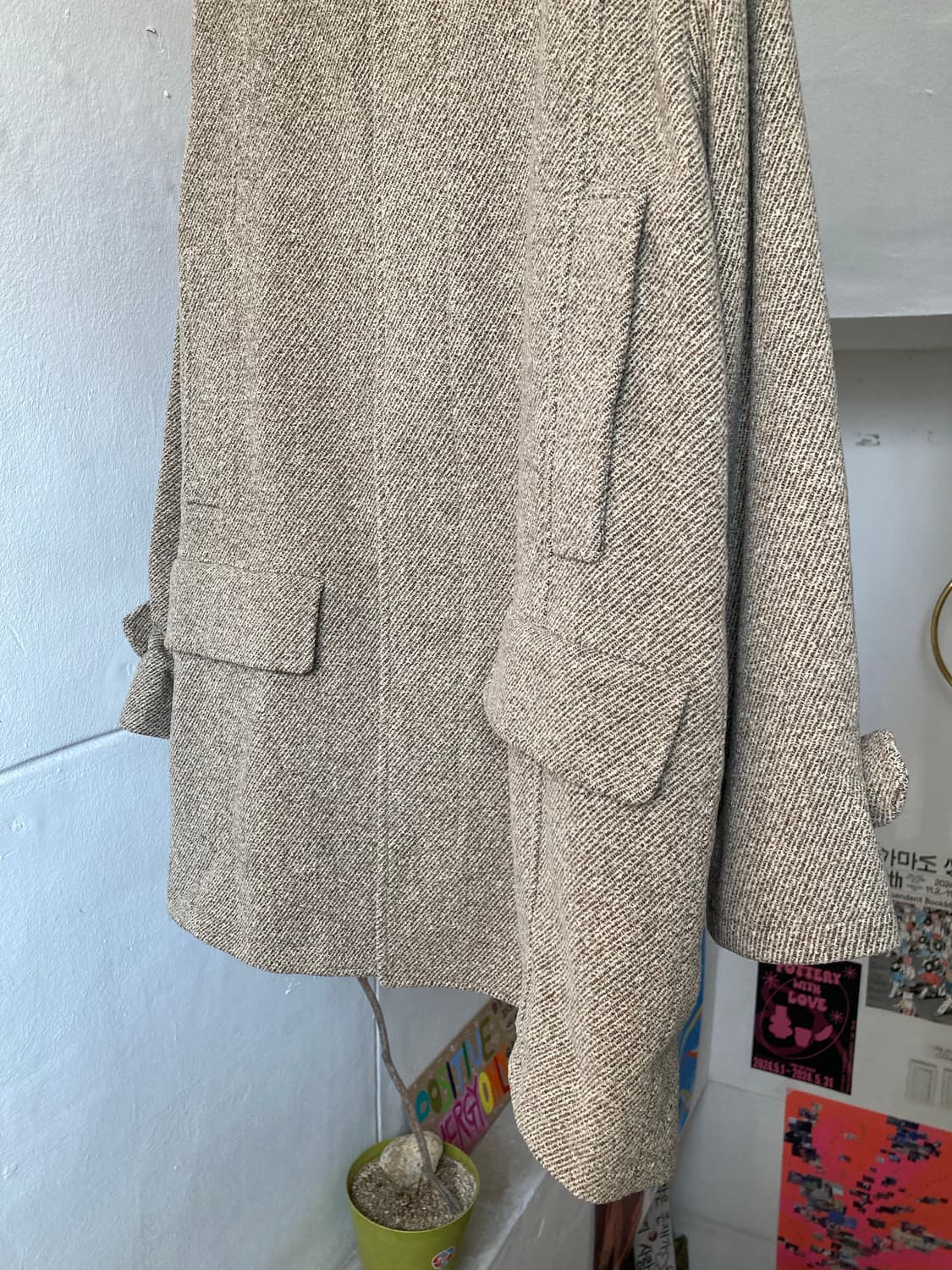 빈티지 에스닉 울 코트 상품이미지3