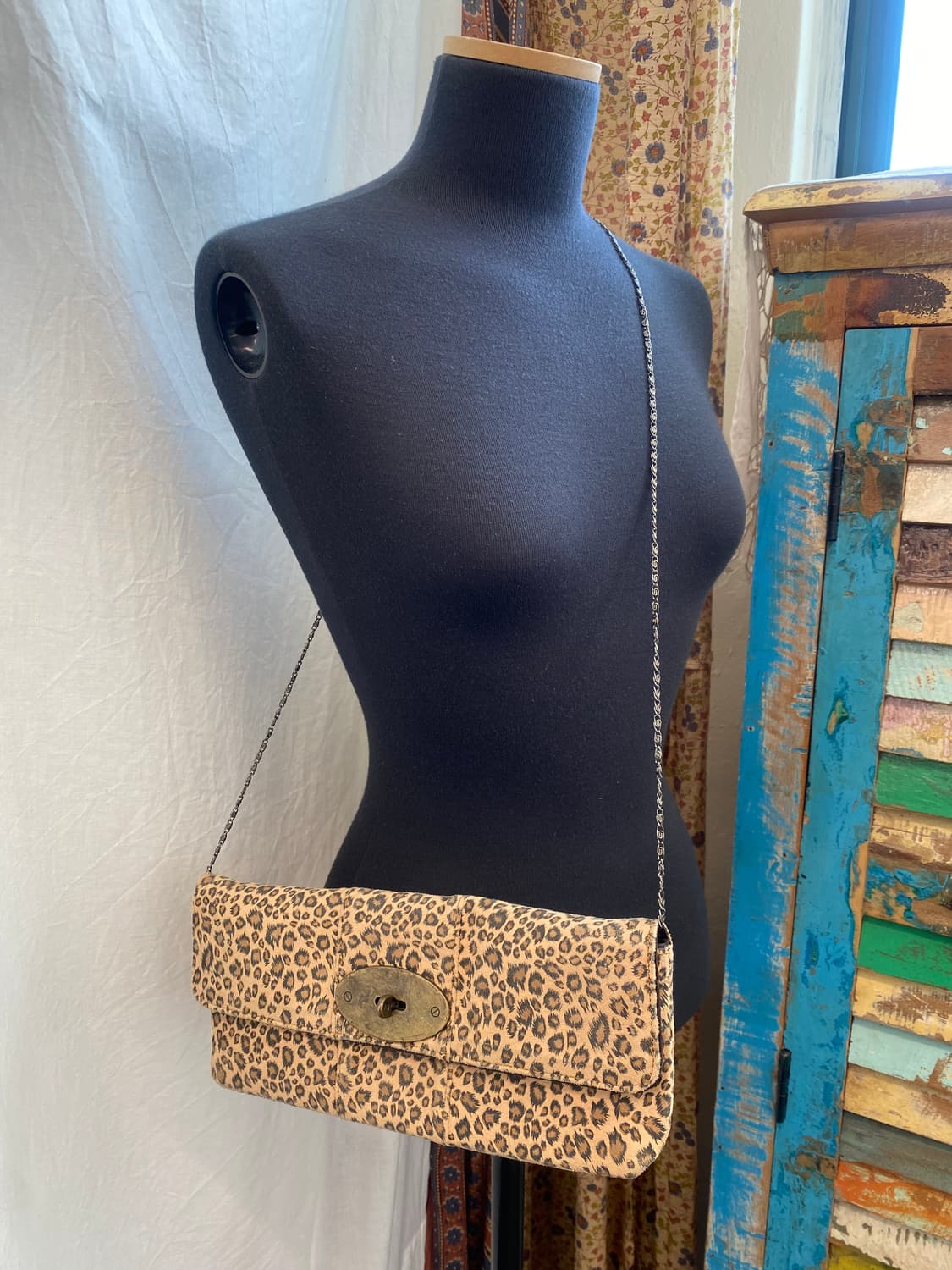 레오파드 크로스백&클러치백 상품이미지5