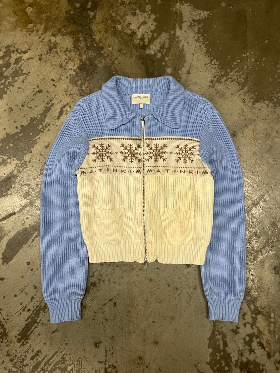 마뗑킴 니트집업 F  상품이미지1