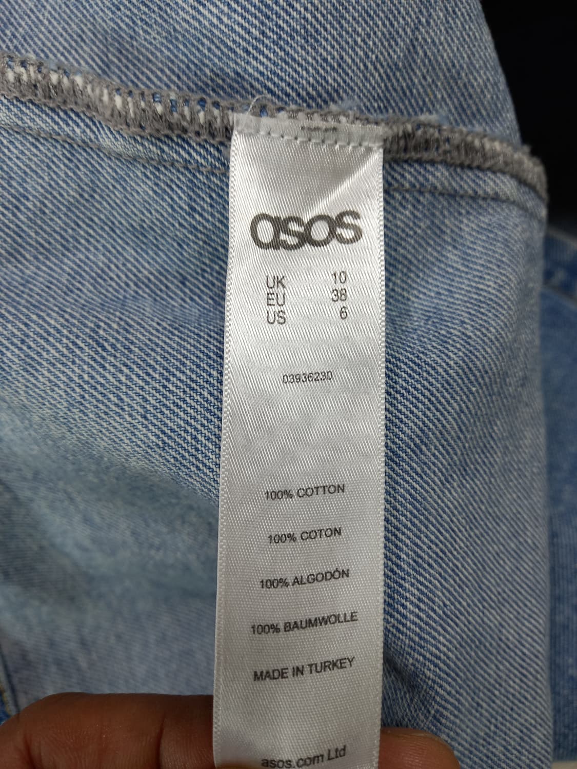 28 asos Turkey 데님 미디스커트 28-927 상품이미지6