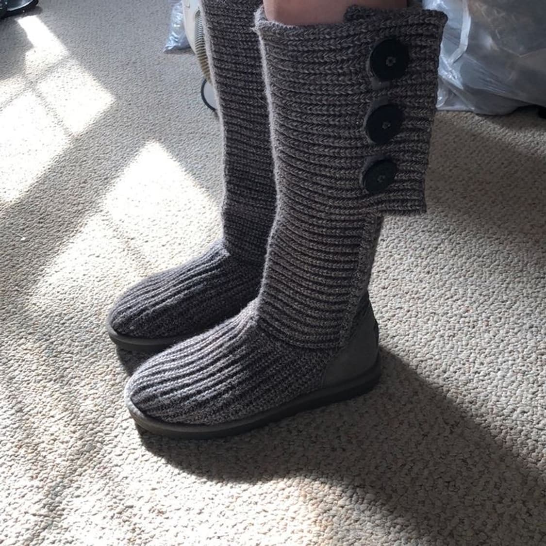 어그 카디 니트 부츠 그레이 250 상품이미지1