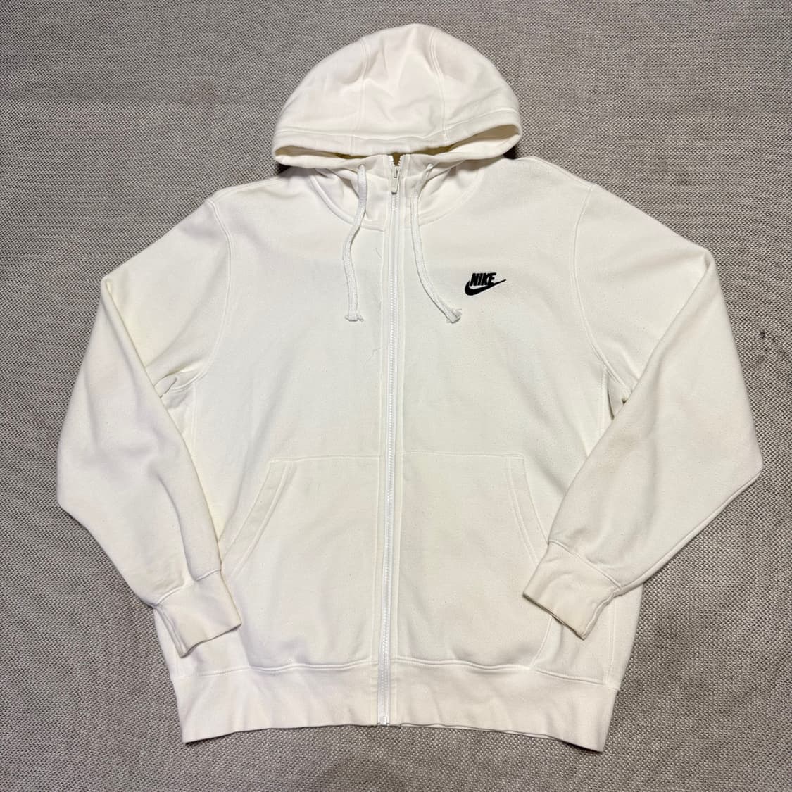나이키 스몰로고 기모 후드집업 상품이미지1