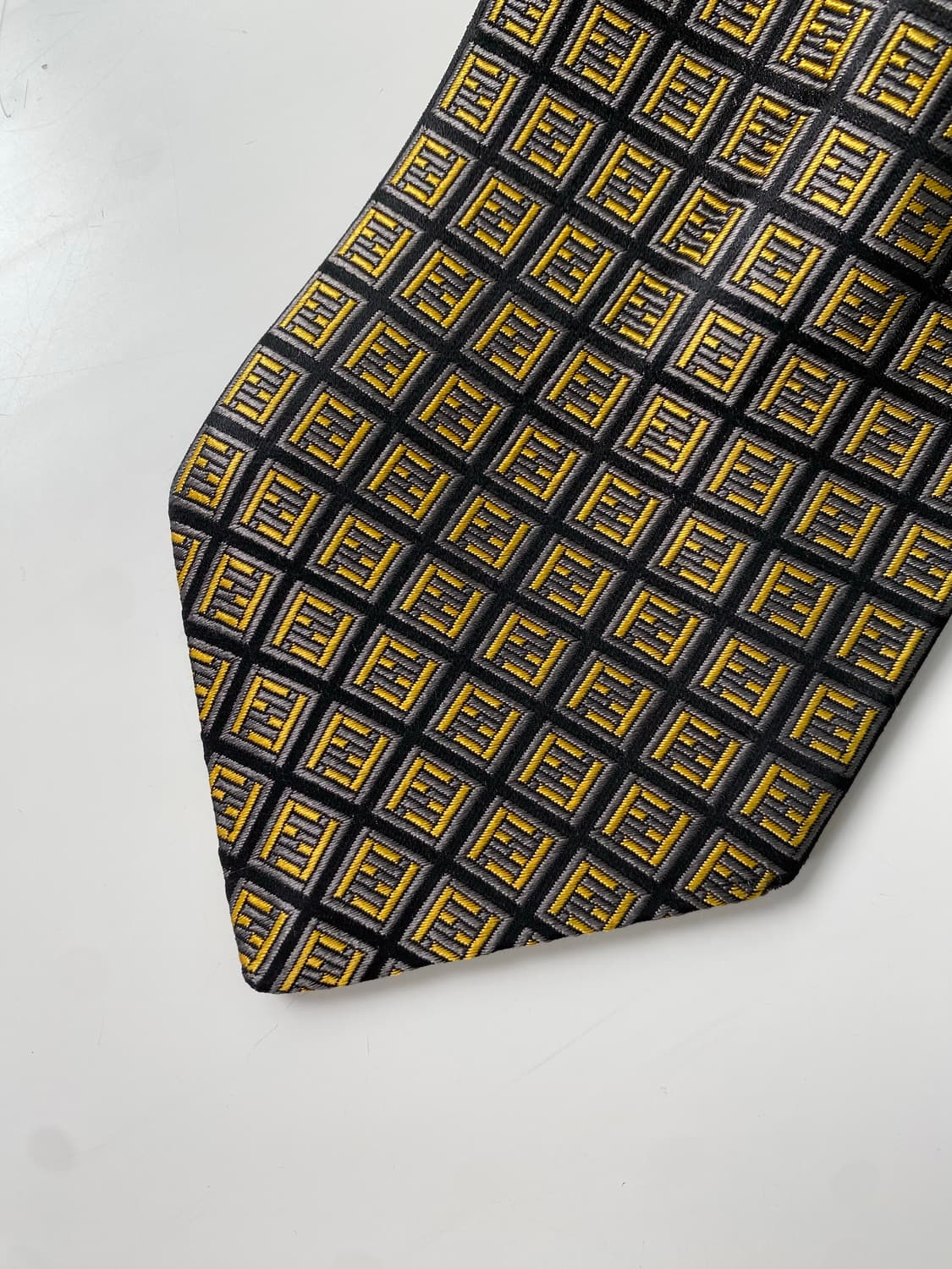 펜디 (FENDI) 모노그램 정품 명품 넥타이 상품이미지8