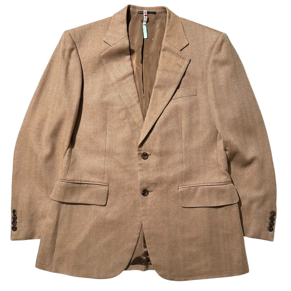 버버리 캐시미어 100% 헤링본 싱글 2B 블레이저 자켓 상품이미지1