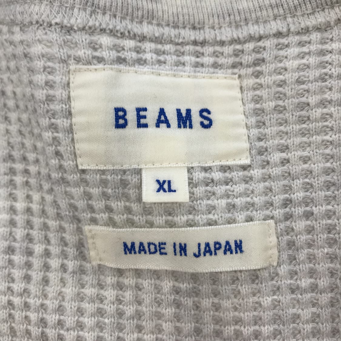 BEAMS 빔즈 JAPAN 와플 롱슬리브 [XL] 상품이미지4