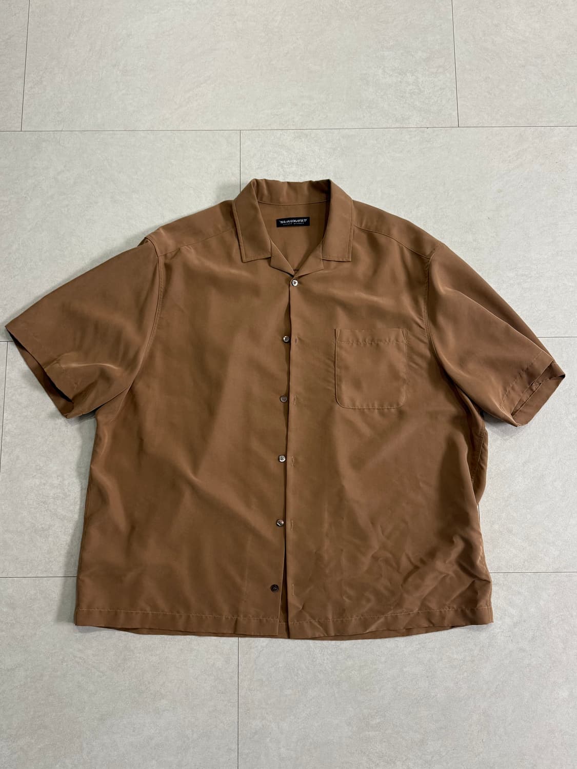 (XL) 블랙아웃 모달 셔츠 상품이미지1