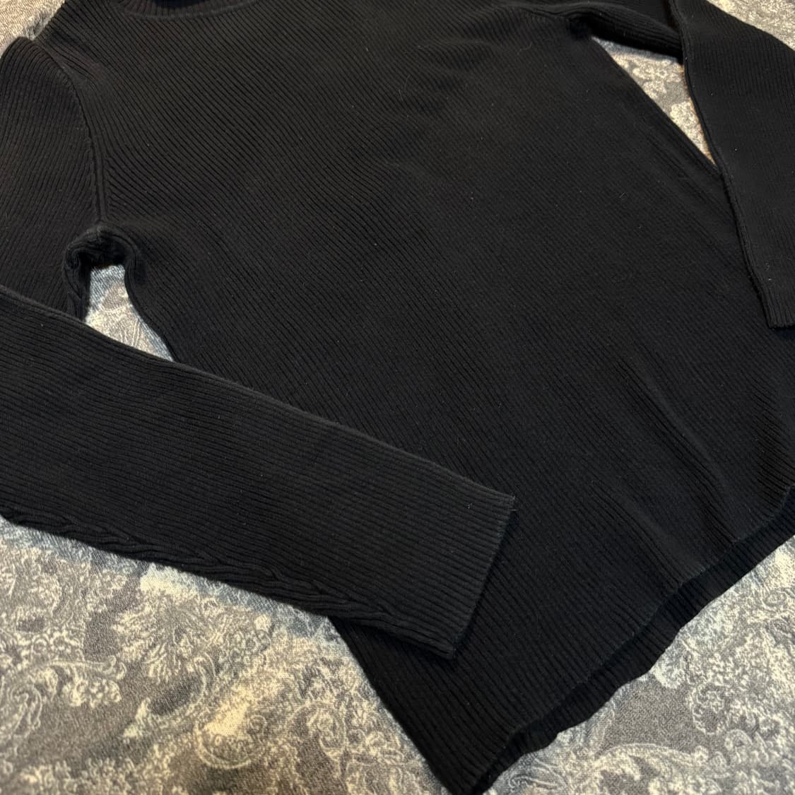 turtleneck knit black 상품이미지3