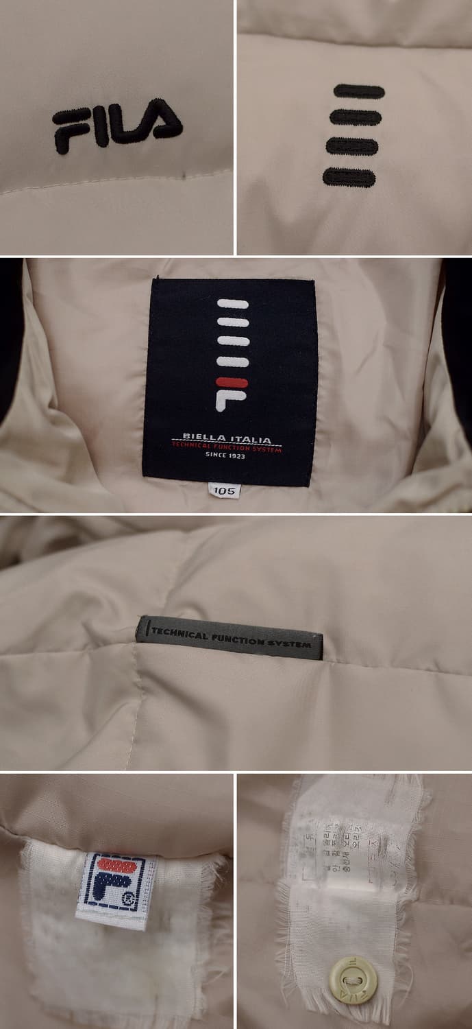 휠라 (FILA) 헤리티지 클래식 베이직 푸퍼 다운패딩 (105+) 상품이미지10