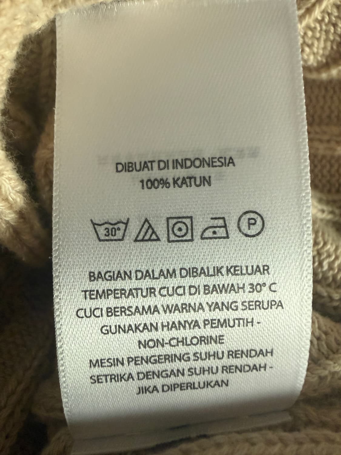 폴로 랄프로렌 케이블 니트 아이보리 정품 s사이즈 상품이미지4