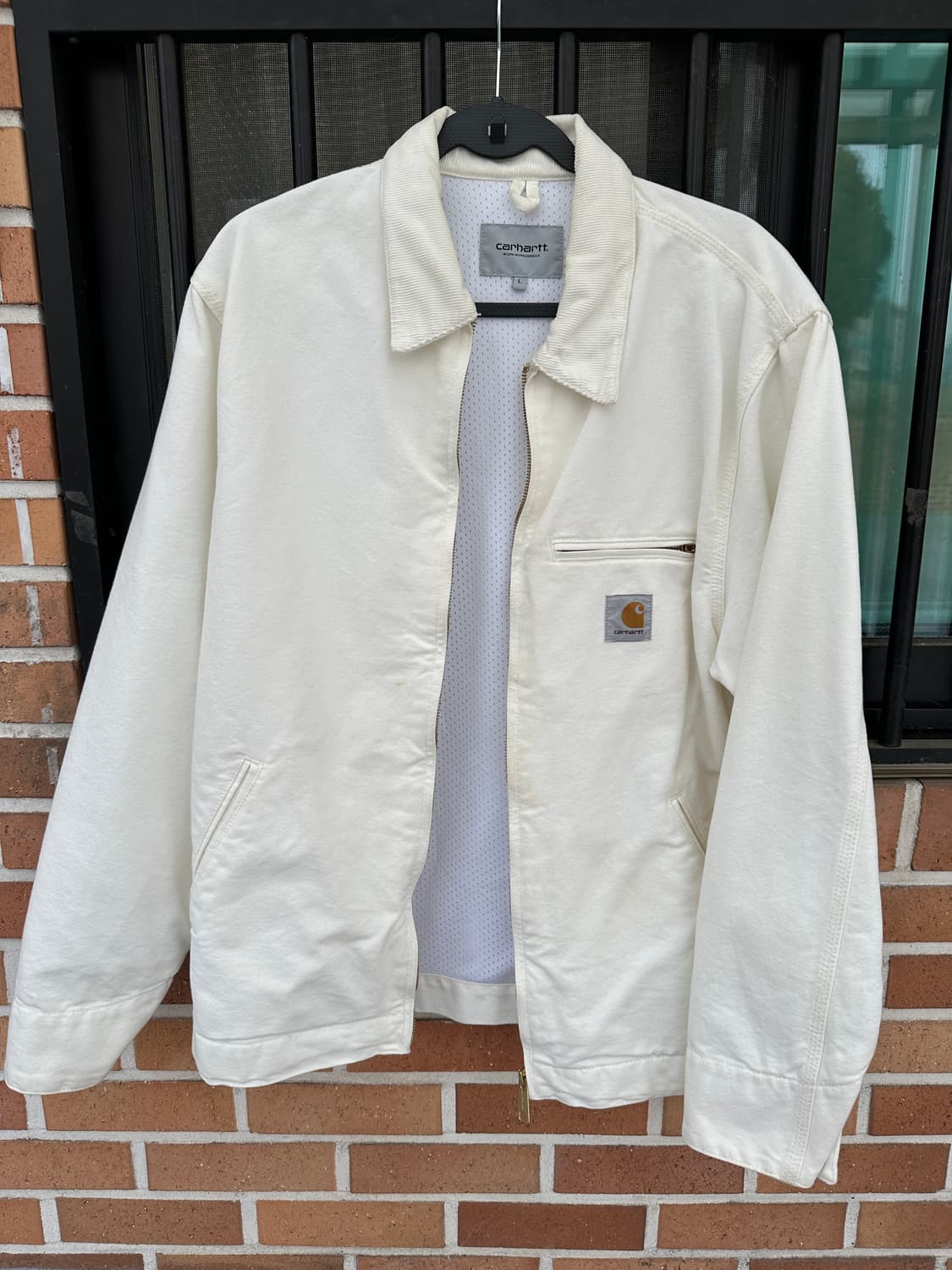 (L) 칼하트WIP 디트로이트 자켓 화이트 상품이미지2