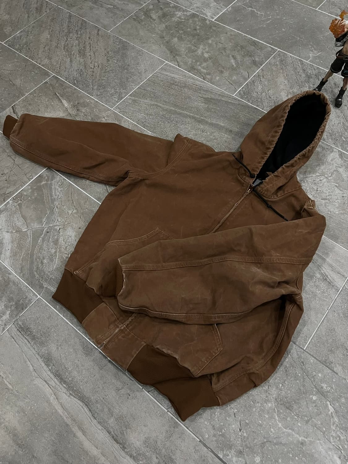 (L) 칼하트 후드 덕 액티브 자켓 J160 BRN 칼하트브라운 상품이미지8