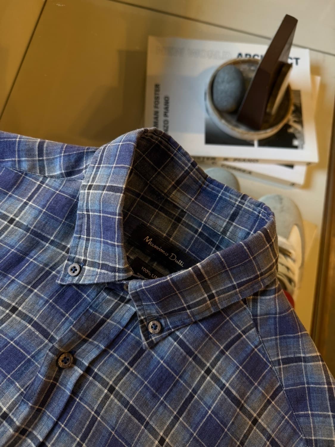 마시모두티 리넨 100% 셔츠 100 상품이미지8