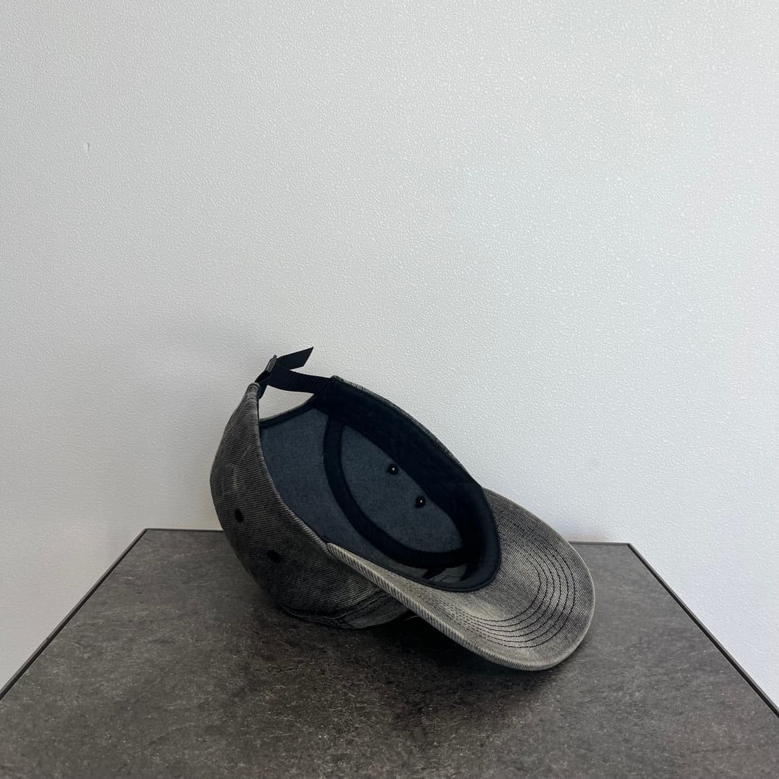 (OS) 슈프림 박스로고 캠프캡 모자 데님 블랙 상품이미지7